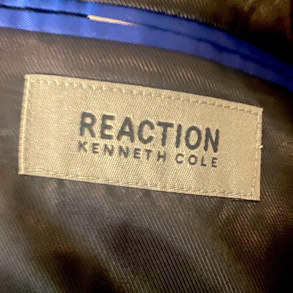 Kenneth Cole Reaction “Purple Flowers” Men’s Blazer Size 44R